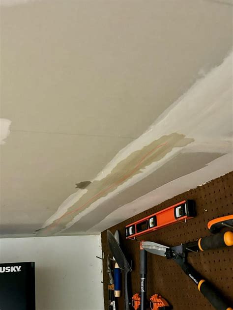 leak in garage ceiling|Cant figure out garage ceiling leak